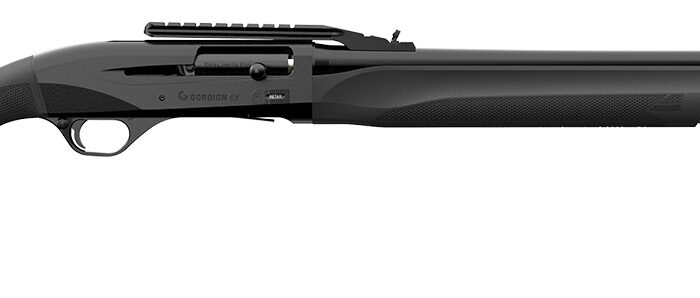Retay USA GORSLBLK24 Gordion  Slug 12 Gauge 3" 4+1 24" Black Vent Rib Barrel, Stainless Aluminum Receiver, Fixed w/Pistol Grip Black Synthetic Stock