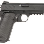 Girsan 392070 MC1911 C Untouchable Compact Frame 45 ACP 8+1 4.40" Black Steel Barrel, Black Serrated Steel Slide & Frame w/Beavertail & Picatinny Rail, Black Polymer Grip 2 160991