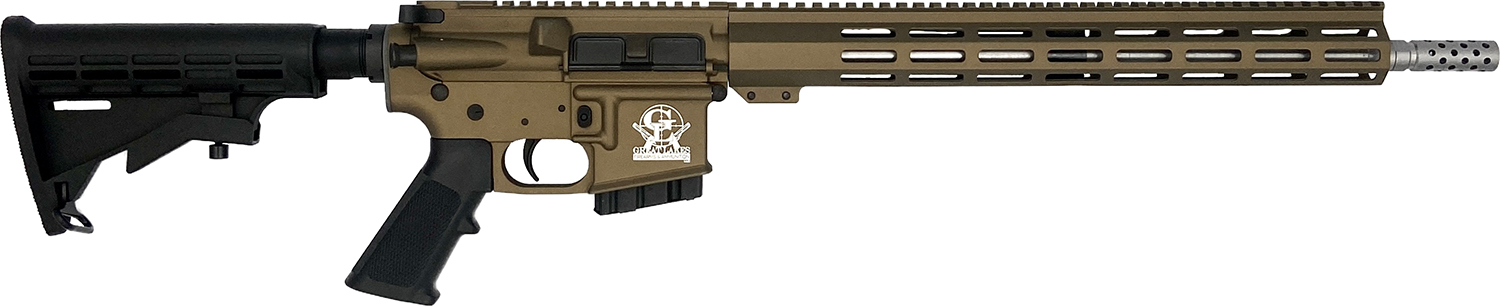 Great Lakes Firearms AR-15 350 Legend 16" 5+1, Bronze Rec/15" Handguard, Black M4 Stock & A2 Grip, Muzzle Brake 3 Great Lakes Firearms AR-15 350 Legend 16" 5+1, Bronze Rec/15" Handguard, Black M4 Stock & A2 Grip, Muzzle Brake
