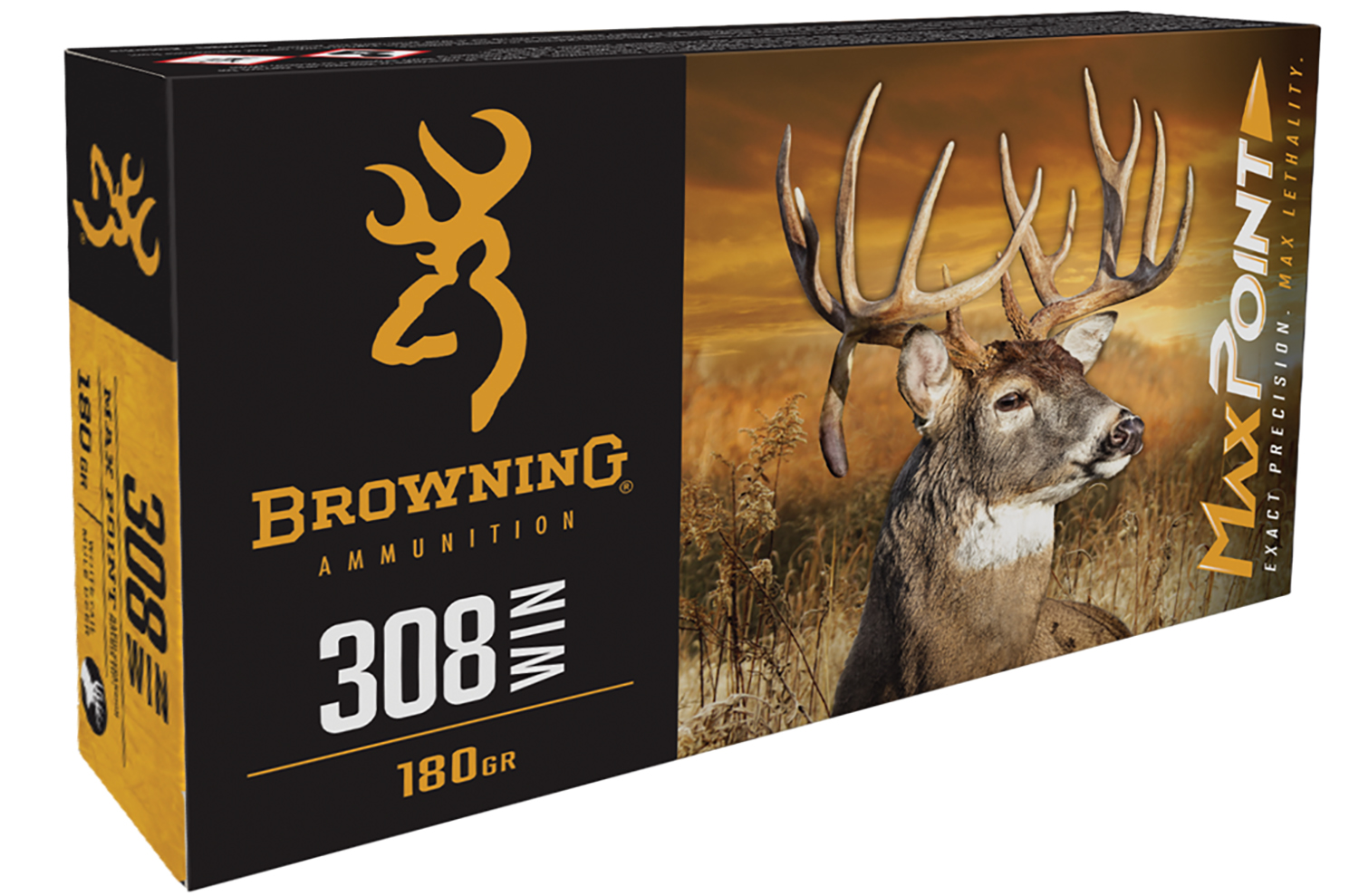 Browning Ammo B192103082 Max Point 308Win 168gr 20 Per Box/10 Case 3 Browning Ammo B192103082 Max Point  308Win 168gr 20 Per Box/10 Case