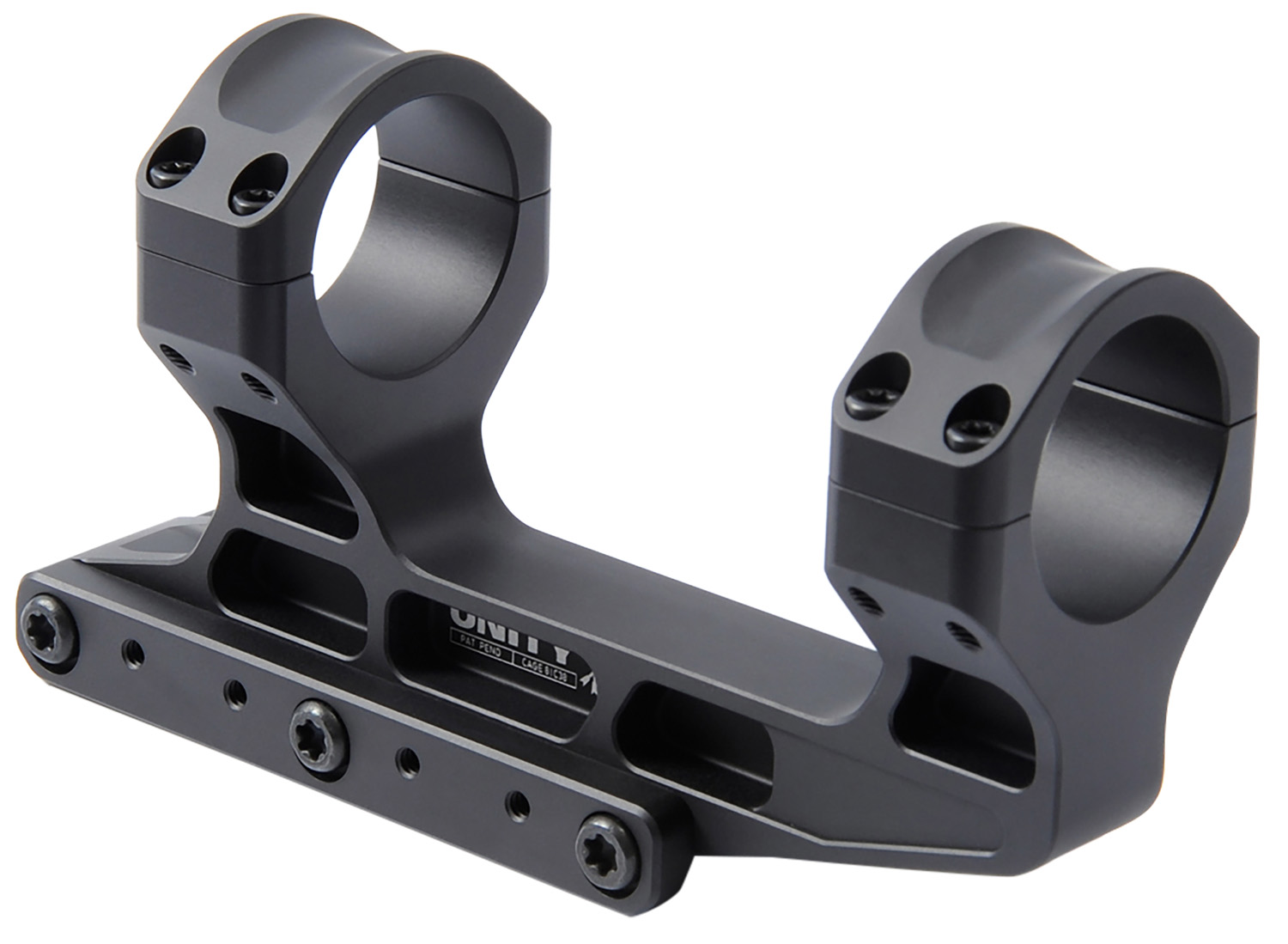Unity Tactical LLC FSTS30205B Fast LPVO Scope Mount/Ring Combo 30mm Black Anodized 3 Unity Tactical LLC FSTS30205B Fast  LPVO Scope Mount/Ring Combo 30mm Black Anodized