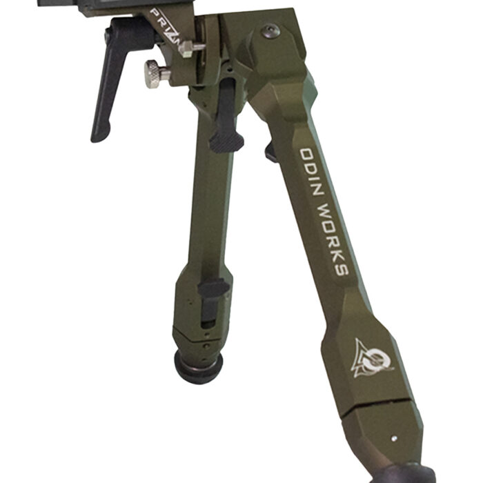 Odin Works BPPRIZMARCARG Precision Bipod Arca Ranger Green 4.0"-14.50" 6061 Aluminum/303 Stainless Steel