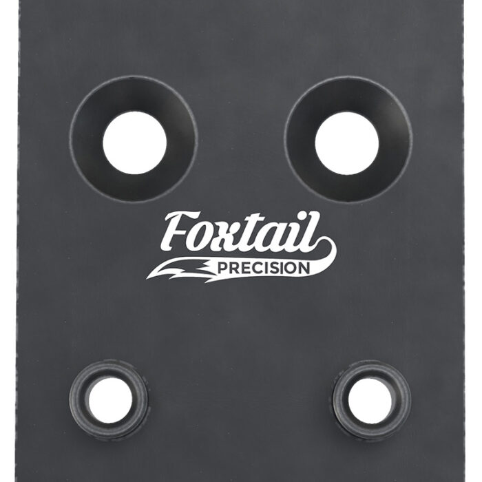 Foxtail Precision 100010 Adapter Plate  Black Anodized Aluminum, Compatible w/Glock MOS, Holosun 407K/507K/EPS Carry Pattern Footprint Mount