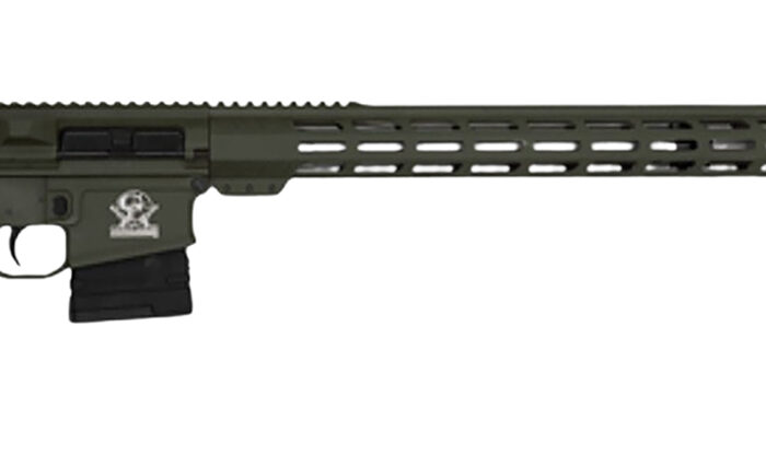 Great Lakes Firearms GL10243SSODG GLFA  243 Win 5+1 24" Stainless Threaded Barrel, OD Green Cerakote Picatinny Rail Aluminum Receiver, Adjustable Black Synthetic Stock, Mil-spec Polymer Grip