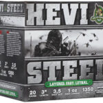 HEVI-Shot HS62035 HEVI-Steel Waterfowl 20Gauge 3" 1oz 3/5Shot 25 Per Box/10 Case 2 171780