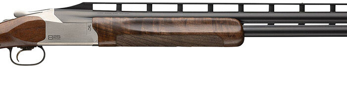 Browning 0183254003 Citori 825 Trap 12 Gauge Break Open 2.75" 2rd 30" Polished Blued Over/Under Vent Rib Barrel, Silver Nitride Stainless Steel Receiver, Adjustable Comb Walnut Stock