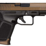 Gforce Arms GFRPX3C9BT Exodus 9mm Luger 15+1 4.02" Black Steel Barrel, Bronze Cerakote Serrated Steel Slide, Black Cerakote Polymer Frame w/Accessory Rail, Black Textured Grip 2 172200