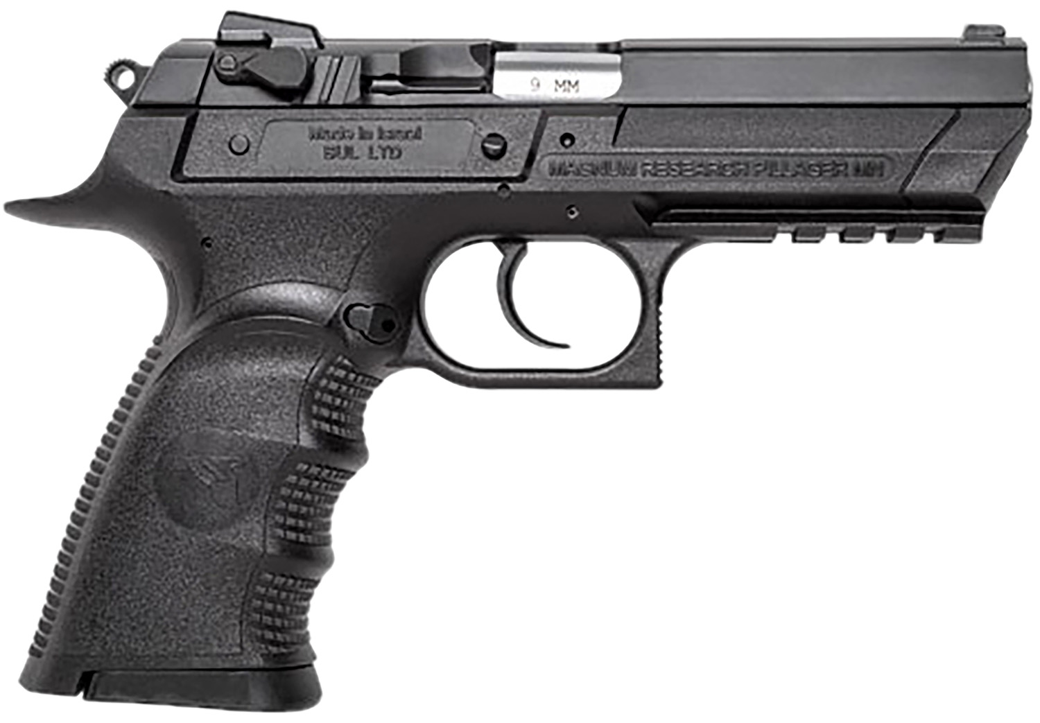 Magnum Research BE99153RL Baby Eagle III 9mm 15+1 4.43" Black Oxide Carbon Steel Slide Black Textured 3 Magnum Research BE99153RL Baby Eagle III  9mm 15+1 4.43" Black Oxide Carbon Steel Slide Black Textured