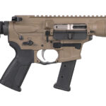 LWRC ICP9CK8SBA3 IC-9 9mm Luger 8.50" 33+1 Black Nitride Threaded Barrel, Flat Dark Earth Anodized Aluminum Picatinny Rail Receiver, SB Tactical SBA3 Brace, LWRC Ultra Combat Grip, Ambidextrous 1 175803