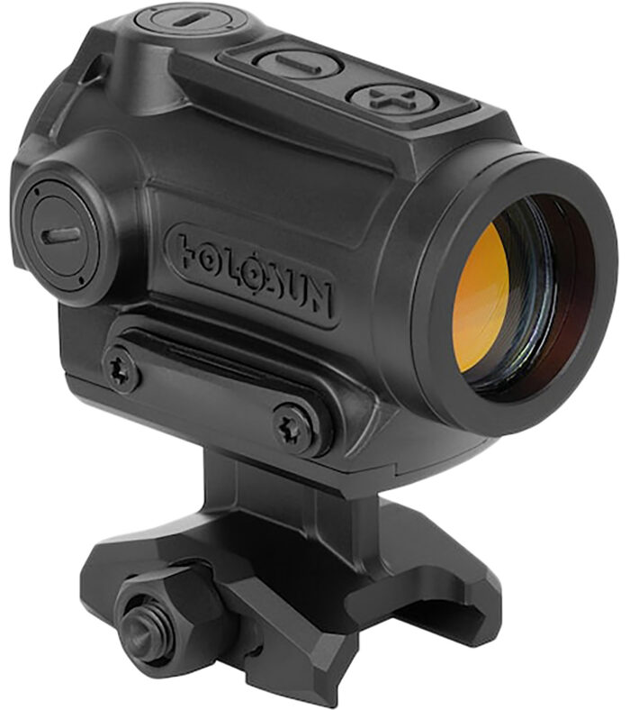 Holosun AROMRSGD   Black 1x 2 MOA Gold Dot/65 MOA Circle Reticle