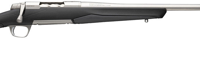 Browning 036008246 X-Bolt 2 Hunter Full Size 300 WSM 3+1 23"Stainless Steel Threaded Barrel, Drilled & Tapped Stainless Steel Receiver, Adj Vari-Tech Black Composite Stock w/Adjustable Comb & LOP