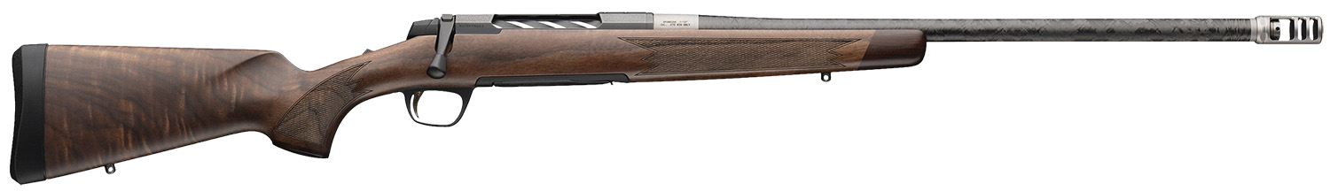 Browning 036090282 X-Bolt 2 Medallion 6.5 Creedmoor 4+1 22" Carbon Fiber Wrapped Threaded Barrel, Matte Blued Drilled & Tapped Steel Receiver, Fixed Grade V/VI Walnut Stock, Recoil Hawg Muzzle Brake 3 Browning 036090282 X-Bolt 2 Medallion 6.5 Creedmoor 4+1 22" Carbon Fiber Wrapped Threaded Barrel, Matte Blued Drilled & Tapped Steel Receiver, Fixed Grade V/VI Walnut Stock, Recoil Hawg Muzzle Brake