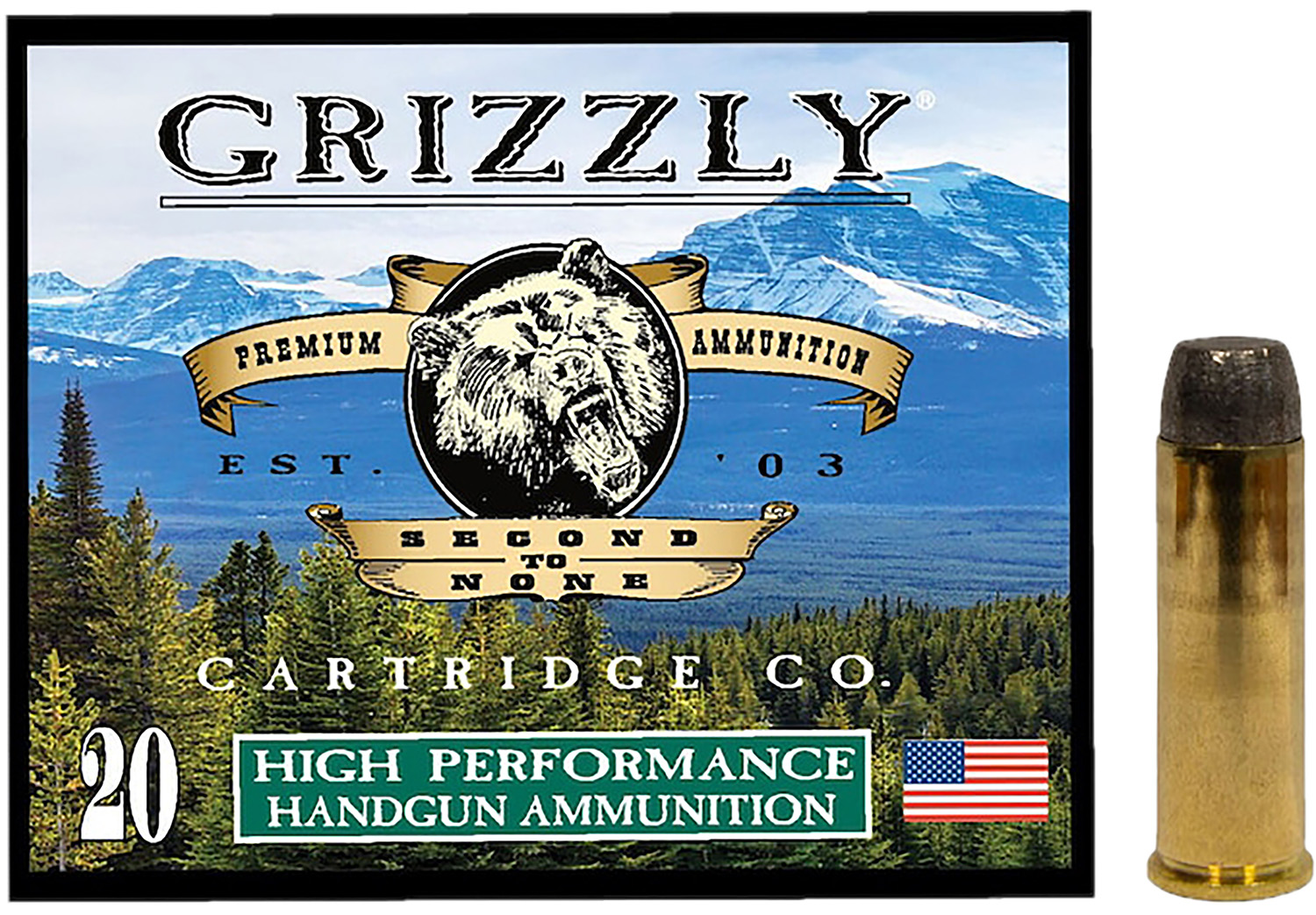 Grizzly Ammo GC41M4 41Mag 250gr Wide Flat Nose Gas Check 20 Per Box/10 Case 3 Grizzly Ammo GC41M4   41Mag 250gr Wide Flat Nose Gas Check 20 Per Box/10 Case