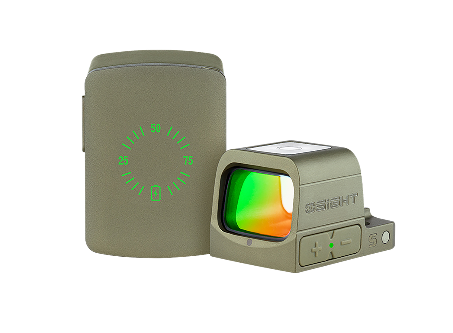 Olightstore Usa Inc OSIGHTOG Osight S Olive Drab Green 1x2 MOA Red Dot/32 MOA Circle Reticle 3 Olightstore Usa Inc OSIGHTOG Osight S  Olive Drab Green 1x2 MOA Red Dot/32 MOA Circle Reticle