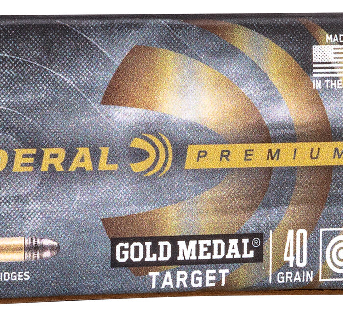 Federal 711B Gold Medal  22LR 40gr Lead Round Nose 50 Per Box/100 Case