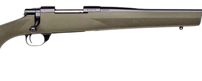 Howa HGR73233 1500 Hogue 30-06 Springfield 5+1 22" Black Heavy Barrel, Black Stainless Steel Drilled & Tapped Receiver, Green Hogue OverMolded Synthetic Stock, Right Hand
