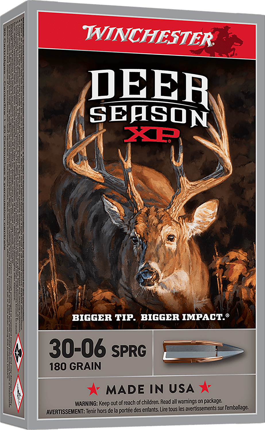 Winchester Ammo X3006DS2 Deer Season XP 30-06Springfield 180gr 20 Per Box/10 Case 3 Winchester Ammo X3006DS2 Deer Season XP  30-06Springfield 180gr 20 Per Box/10 Case