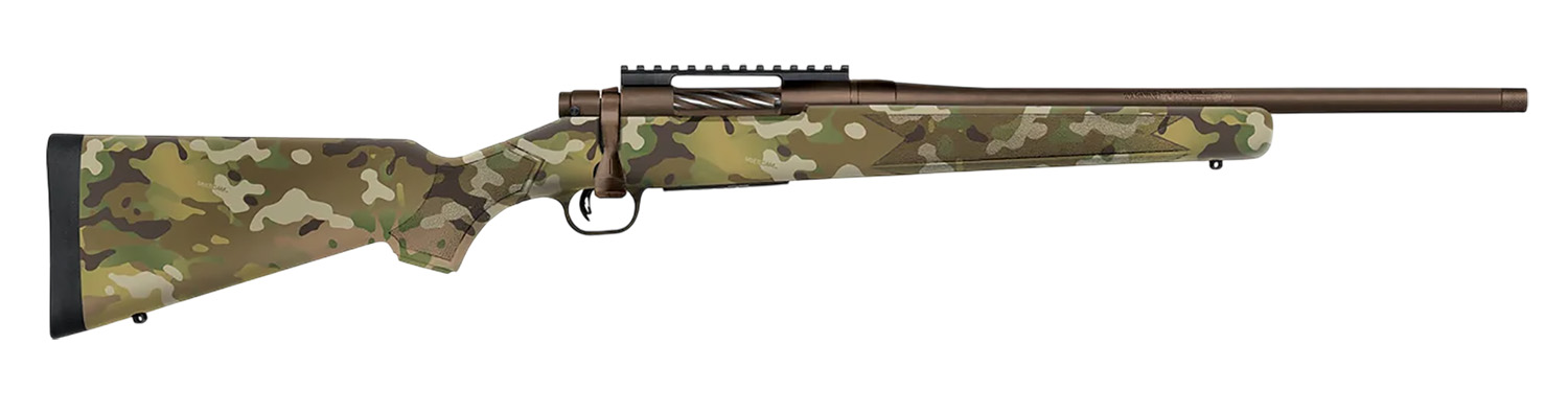 Mossberg 28278 Patriot Compact 6.5 Creedmoor 4+1 18" Patriot Brown Cerakote Threaded Bull Barrel, Patriot Brown Cerakote Steel Receiver w/Picatinny Rail, MultiCam Fixed Synthetic Stock 3 Mossberg 28278 Patriot  Compact 6.5 Creedmoor 4+1 18" Patriot Brown Cerakote Threaded Bull Barrel, Patriot Brown Cerakote Steel Receiver w/Picatinny Rail, MultiCam Fixed Synthetic Stock