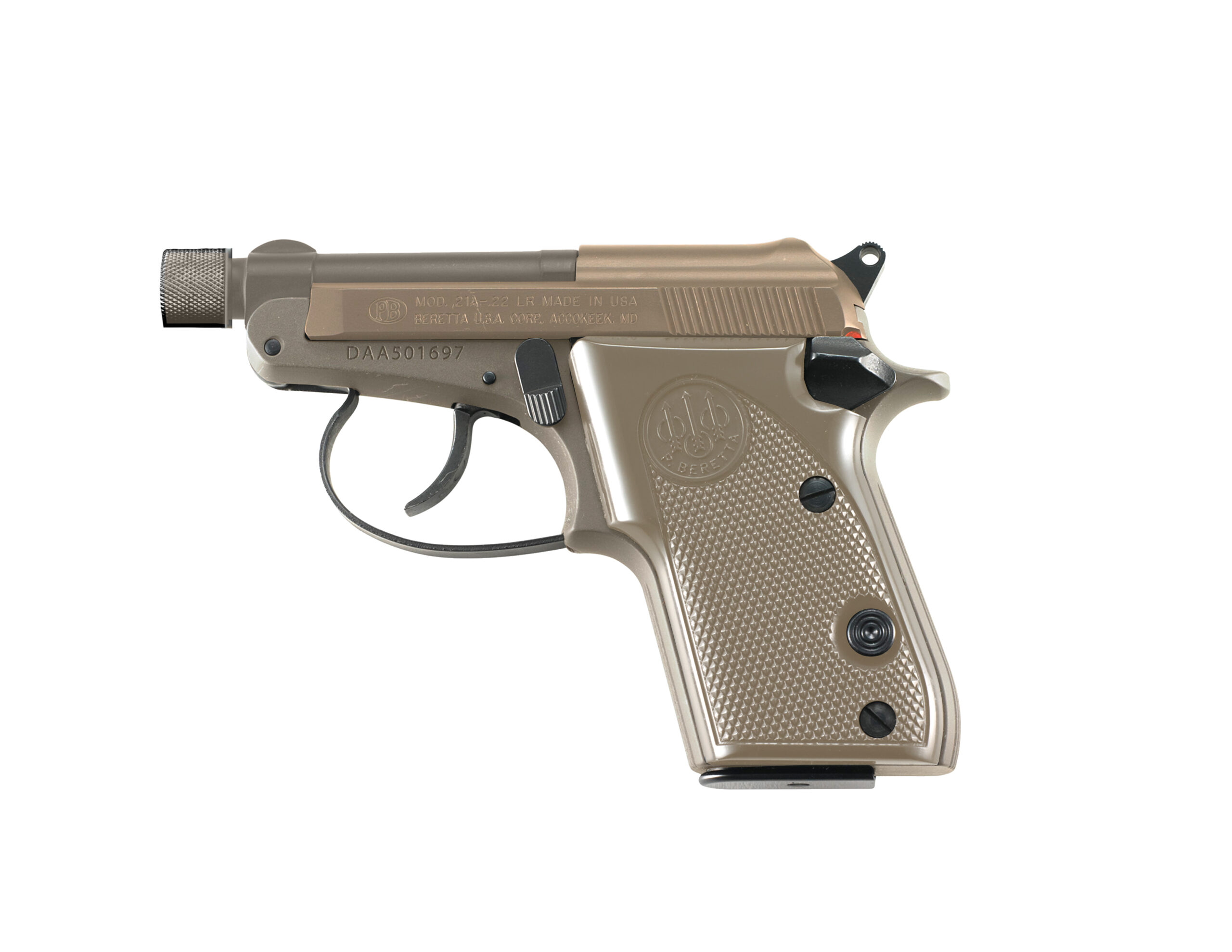 BERETTA 21 BOBCAT FDE 22LR FDE TB # 3 BERETTA 21 BOBCAT FDE 22LR FDE TB    #