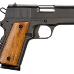 Rock Island 51416MA GI Standard CS *MA Compliant 45 ACP Caliber with 3.50" Barrel, 7+1 Capacity, Overall Black Parkerized Finish Steel, Beavertail Frame, Serrated Slide & Wood Grip 2 35180