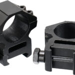 UTG RGWM25M4 Accushot Scope Rings Black Anodized 1" Medium 1 37324