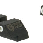 Night Fision GLK001007WGW Tritium Night Sights For Glock Green Tritium White Outline Front Sight- Green Tritium White Outline Rear Sight Glock 17/17L/19/22 2 41435