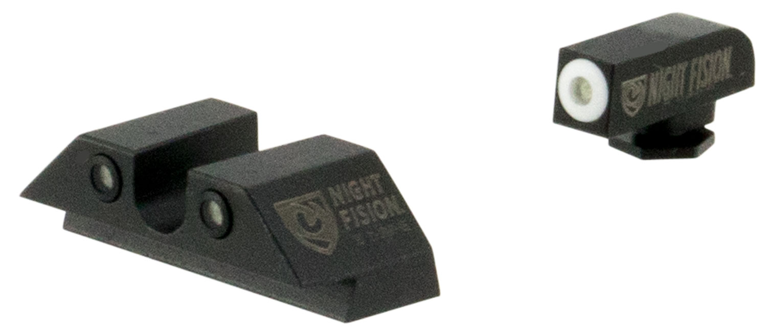Night Fision GLK001007WGZ Tritium Night Sights For Glock Green Tritium White Outline Front Sight- Green Tritium Black Outline Rear Sight Glock 17/17L/19/22 3 Night Fision GLK001007WGZ Tritium Night Sights For Glock  Green Tritium White Outline Front Sight- Green Tritium Black Outline Rear Sight Glock 17/17L/19/22
