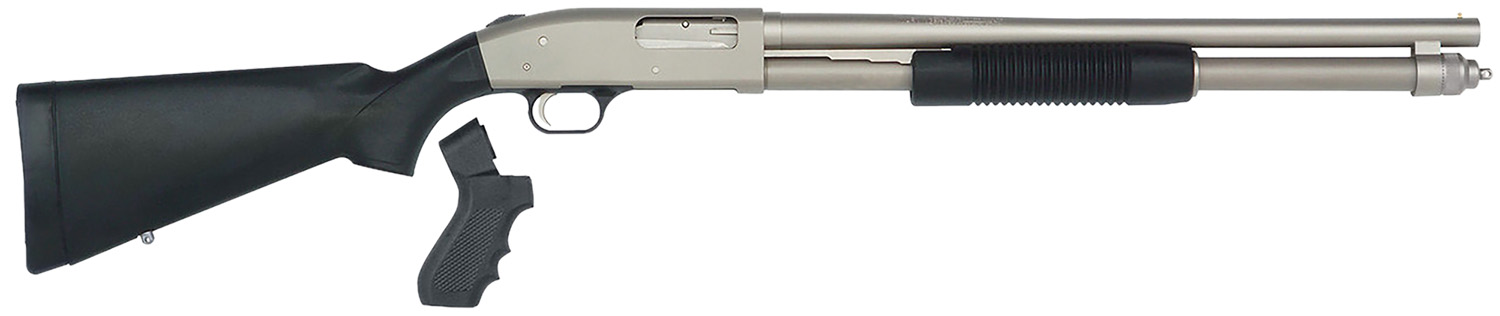 Mossberg 50299 590 Mariner 12 Gauge 8+1 3" 20" Cylinder Bore Barrel, Silver Marinecote Barrel/Receiver, Synthetic Stock, Includes Pistol Grip Conversion Kit 3 Mossberg 50299 590 Mariner 12 Gauge 8+1 3" 20" Cylinder Bore Barrel, Silver Marinecote Barrel/Receiver, Synthetic Stock, Includes Pistol Grip Conversion Kit