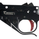 Timney Triggers 10222C Replacement Trigger Single-Stage Curved Trigger with 2.75 lbs Draw Weight & Black/Red Finish for Ruger 10/22 1 48424