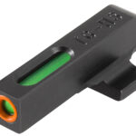 TruGlo TG13BR1PC TFX Pro Black | Green Tritium & Fiber Optic Orange Outline Front Sight 1 5023
