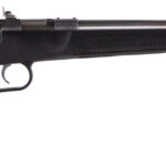 Crickett KSA2295 Youth 22 WMR 1rd 16.12" Blued Barrel & Receiver, Fixed Front/Adjustable Rear Peep Sights, Black Synthetic Stock w/11.5" LOP, Rebounding Firing Pin Safety 2 52123