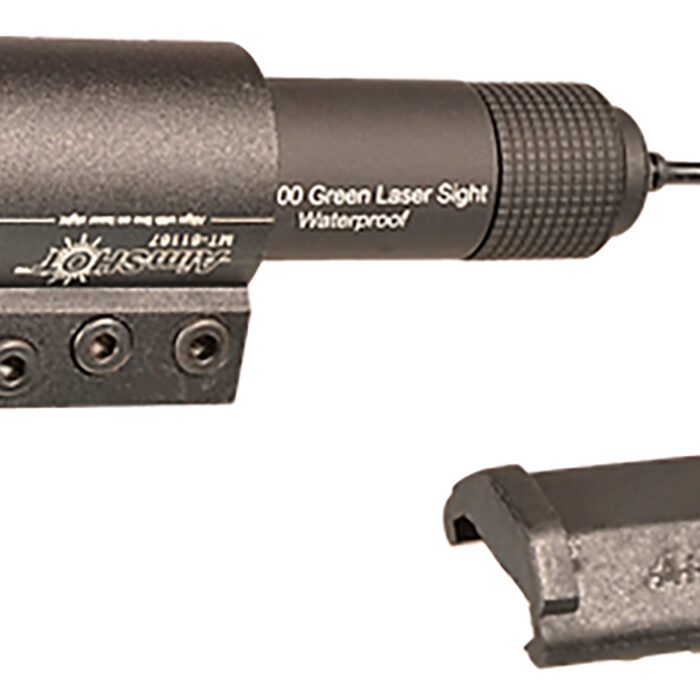 AimShot KT81067 Green Rifle Laser Kit  Matte Black