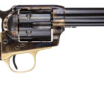 Taylors & Company 550847 Ranch Hand 45 Colt (LC) Caliber with 5.50" Blued Finish Barrel, 6rd Capacity Blued Finish Cylinder, Color Case Hardened Finish Steel Frame & Walnut Grip 2 60235