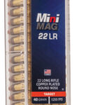 CCI 0030 Mini-Mag High Velocity 22LR 40gr Copper Plated Round Nose 100 Per Box/50 Case 1 63200 3
