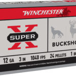 Winchester Ammo XB1231 Super X 12Gauge 3" 1Buck Shot 5 Per Box/50 Case 1 65037