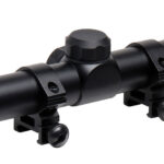TruGlo TG-853932B Trushot Black Anodized 3-9x32mm 1" Tube Duplex Reticle w/Rings 3/8" Dovetail 2 72310