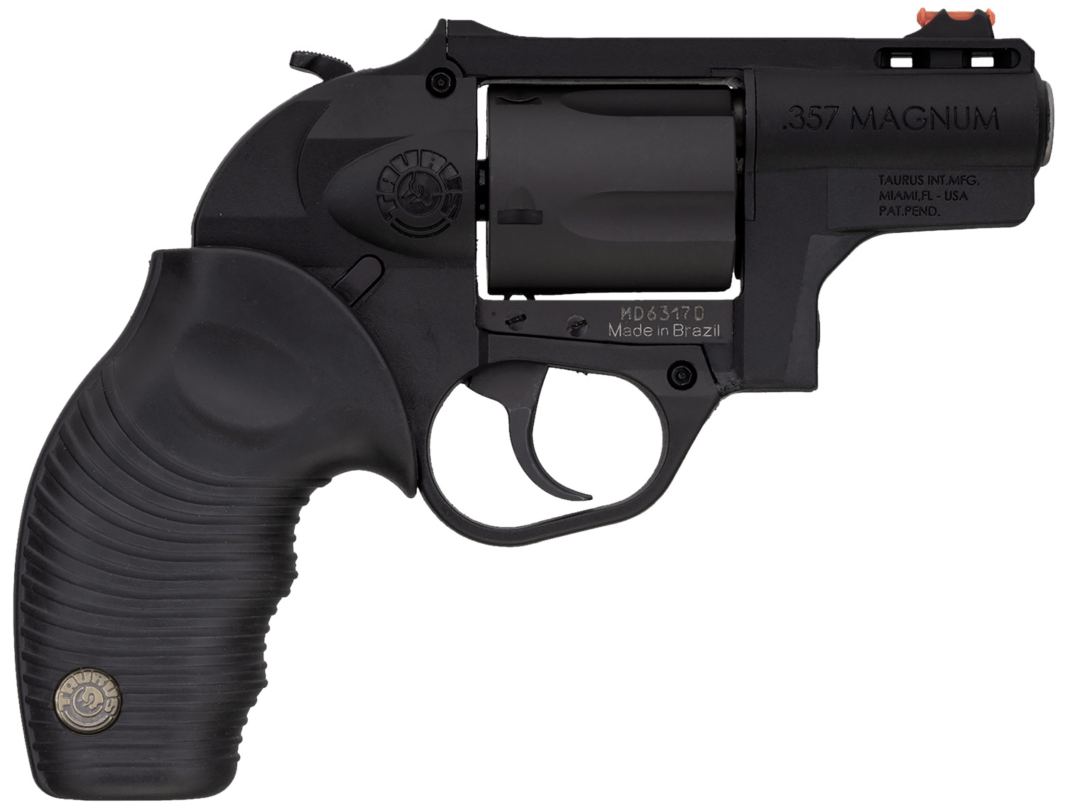 Taurus 2605021PLY 605 Poly Protector 38 Special +P or 357 Mag 5 Shot 2" Black Finish Barrel, Matte Black Oxide Finish Cylinder, Black Finish Polymer Frame & Black Ridged Rubber Grip 3 Taurus 2605021PLY 605 Poly Protector 38 Special +P or 357 Mag 5 Shot 2" Black Finish Barrel, Matte Black Oxide Finish Cylinder, Black Finish Polymer Frame & Black Ridged Rubber Grip
