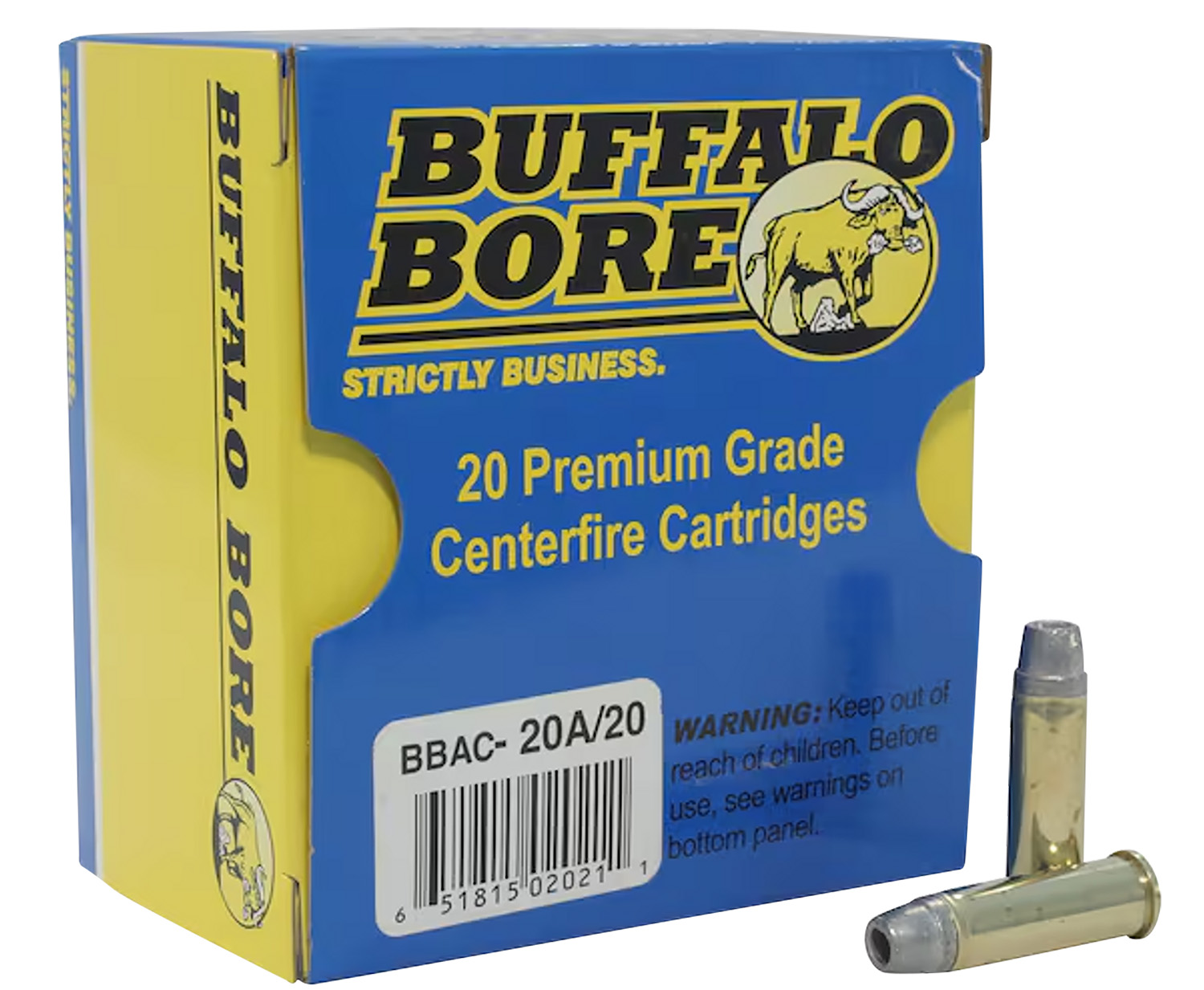 Buffalo Bore Ammunition 20A20 Heavy Strictly Business 38Special +P 158gr Soft Cast Hollow Point 20 Per Box/12 Case 3 Buffalo Bore Ammunition 20A20 Heavy Strictly Business 38Special +P 158gr Soft Cast Hollow Point 20 Per Box/12 Case