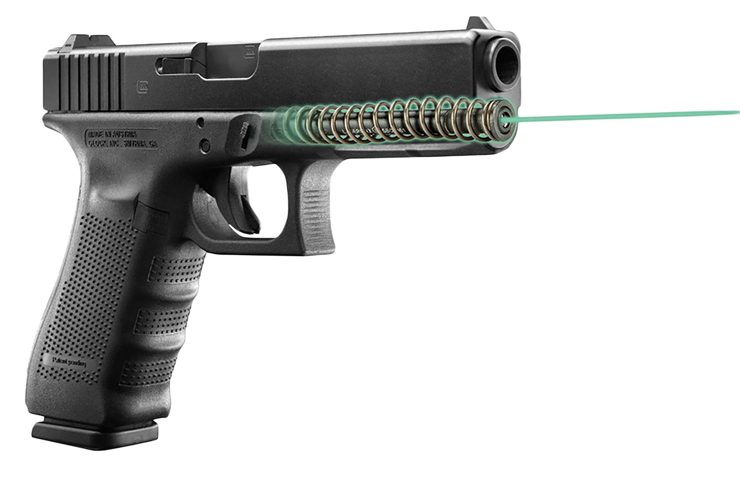 LaserMax LMSG417G Green Guide Rod Laser for Glock 17/34 Gen 4 Black 3 LaserMax LMSG417G Green Guide Rod Laser for Glock  17/34 Gen 4 Black