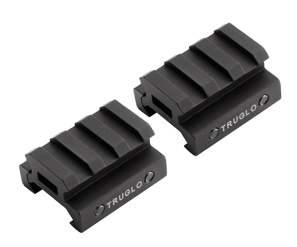 TruGlo TG8972B Picatinny Riser Mount Matte Black Anodized 3 TruGlo TG8972B Picatinny Riser Mount  Matte Black Anodized