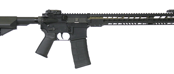 ArmaLite M15TAC16 M-15 Tactical 5.56x45mm NATO 30+1 16" Barrel, Black Hard Coat Anodized Receiver,  Adjustable Magpul STR Collapsible Stock, Magpul MBUS Front & Rear Sights, Flash Hider, Optics Ready