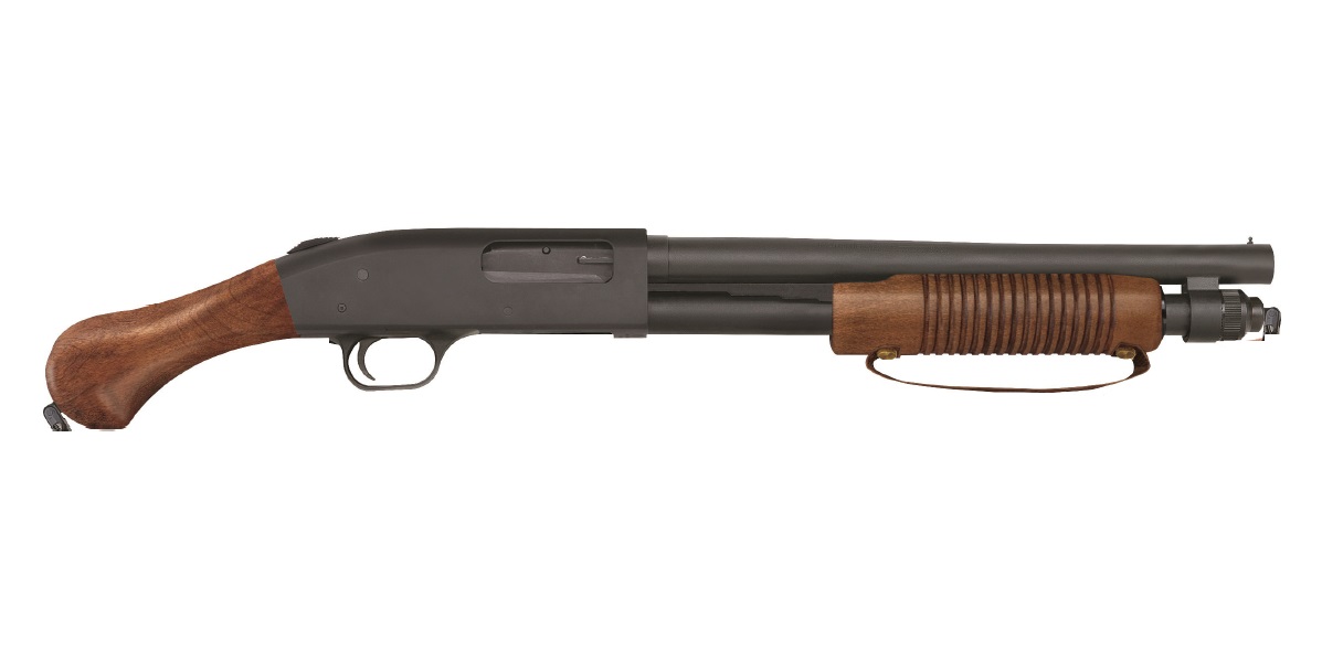 MOSSBERG 590 NIGHT STICK 20/14 3" BL/WD 3 MOSSBERG 590 NIGHT STICK 20/14 3" BL/WD