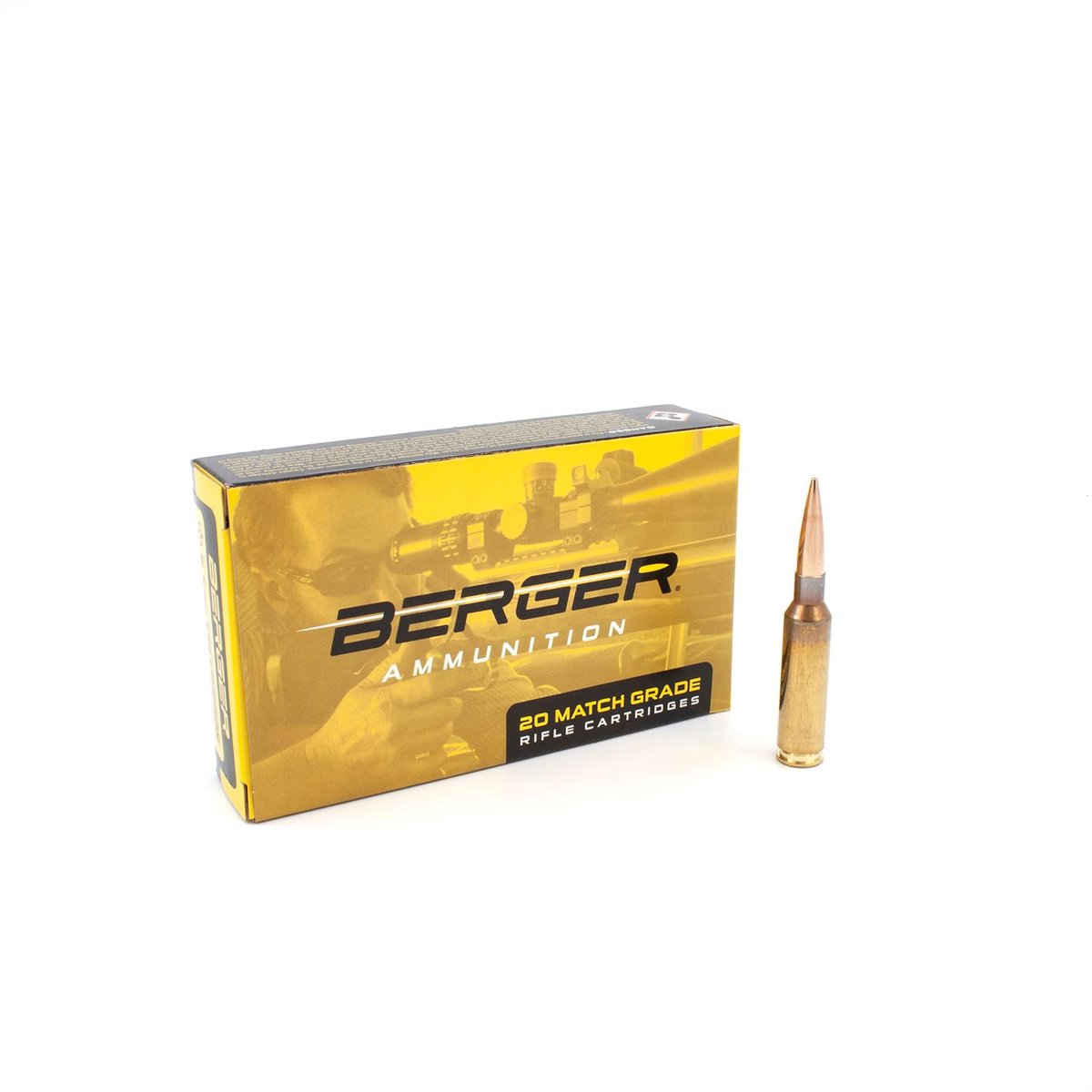 Berger Bullets Match Grade Rifle Ammunition 6.5mm Creedmoor 140gr Hybrid Target 20/ct 3 Berger Bullets Match Grade Rifle Ammunition 6.5mm Creedmoor 140gr Hybrid Target 20/ct