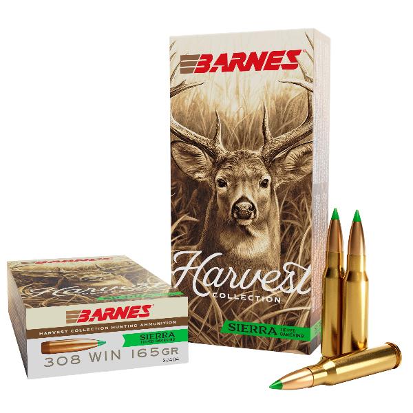 Barnes Harvest Sierra Tipped GameKing Ammunition .308 Win 165gr PT 2680 fps 20/ct 3 Barnes Harvest Sierra Tipped GameKing Ammunition .308 Win 165gr PT 2680 fps 20/ct