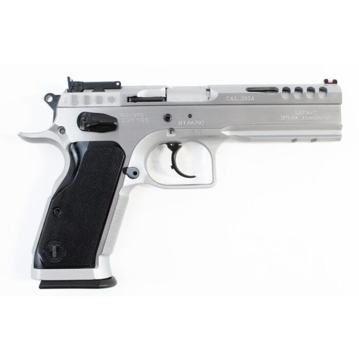 IFG Tanfoglio Defiant Stock Master 9mm Luger 17rd(2) 4.75" Barrel Hard Chrome