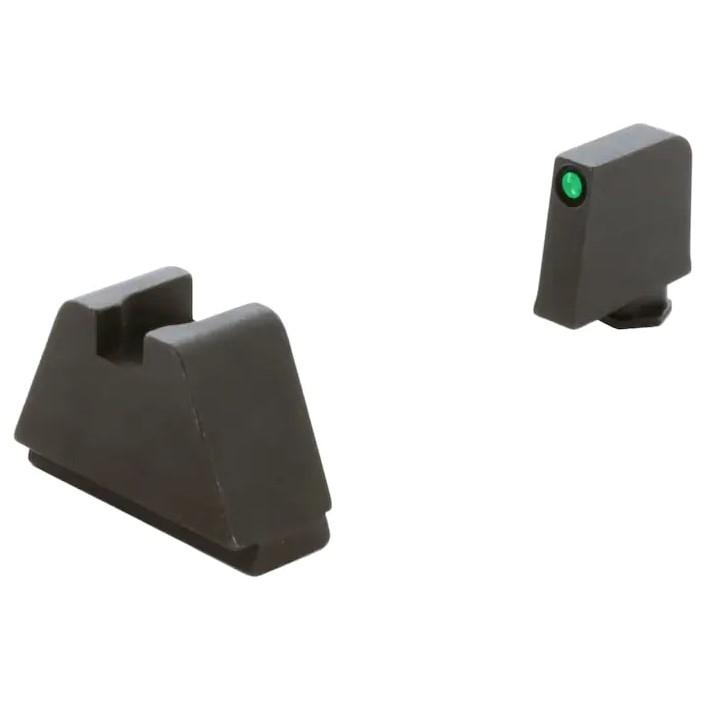 Ameriglo 4XL Tritium Night Sight Set for Glock Green Front Black 3 Ameriglo 4XL Tritium Night Sight Set for Glock Green Front Black