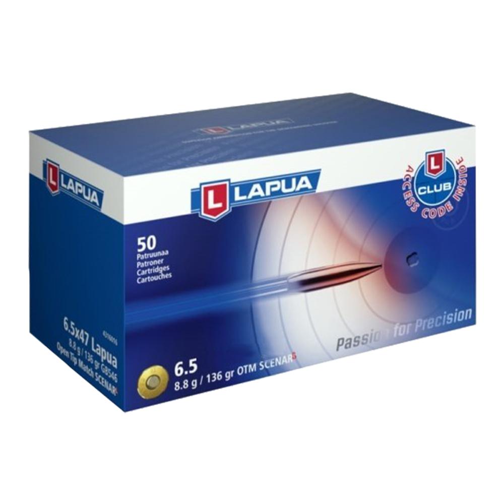 Lapua Rifle Ammunition 6.5 Creedmoor 136gr Scenar OTM 2740 fps 50/ct 3 Lapua Rifle Ammunition 6.5 Creedmoor 136gr Scenar OTM 2740 fps 50/ct