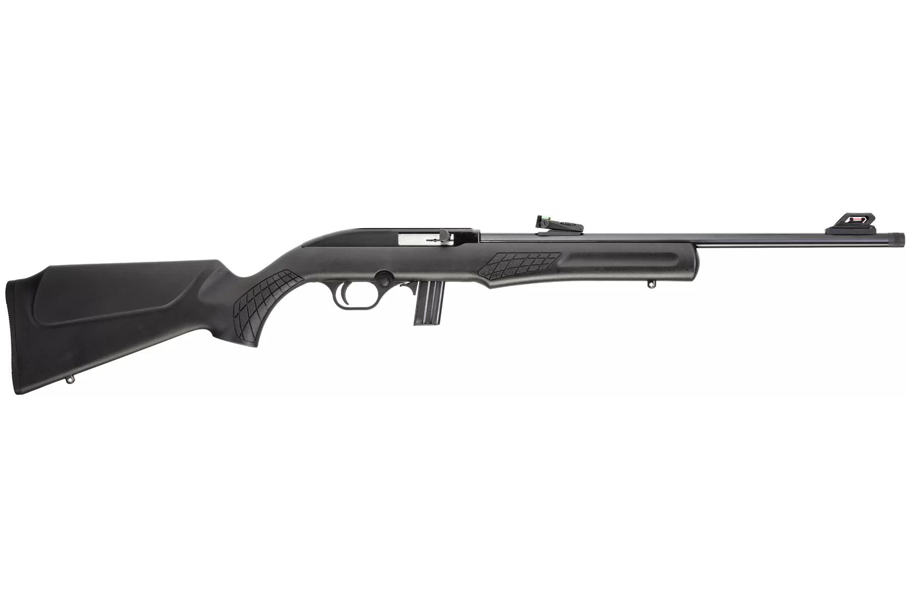Rossi Rimfire Rifle .22 LR 10rd Magazine 18" Threaded Barrel Black Synthetic Stock 3 Rossi Rimfire Rifle .22 LR 10rd Magazine 18" Threaded Barrel Black Synthetic Stock