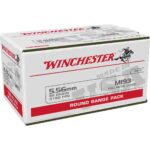 Winchester USA Lake City M193 Rifle Ammunition 5.56mm 55 gr. FMJ 3240 fps 100/ct 2 https3A2F2Fmedia.chattanoogashooting.com2Fimages2Fproduct2FWNWM1931002FWM193150 Render FrontLeft
