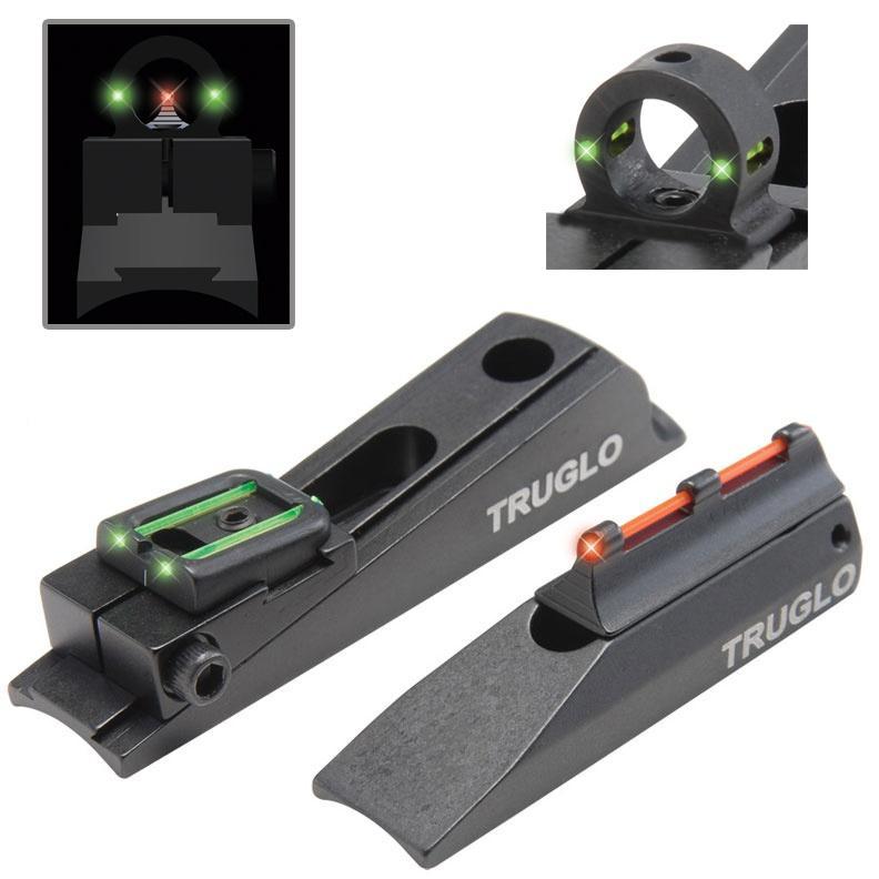 Truglo Muzzleloader-Brite Universal Sight Set Interchangeable Rear Ghost Ring & Notched Rear Sight 3 Truglo Muzzleloader-Brite Universal Sight Set Interchangeable Rear Ghost Ring & Notched Rear Sight